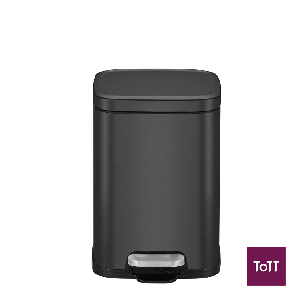 Eko Stella Pedal Bin S/S Black